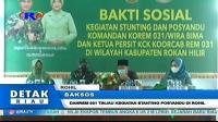 DANREM 031 TINJAU KEGIATAN STANTING POSYANDU DI ROHIL